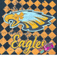 Eagles Checkered Graphic Tee