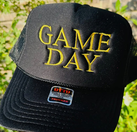 Game Day Embroidered Trucker Hat