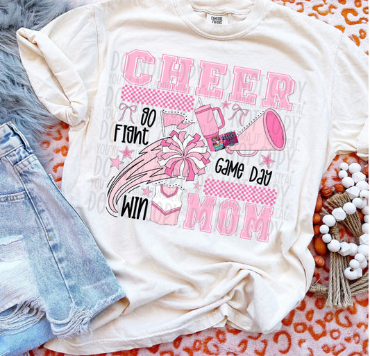 Cheer Mom Comfort Colors Tee