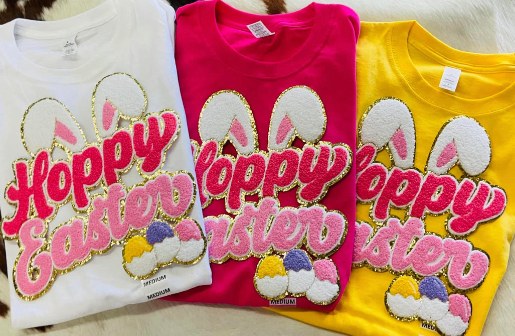 Happy Easter Chenille Patch