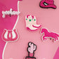 Pink Cowgirl Tumbler Charms