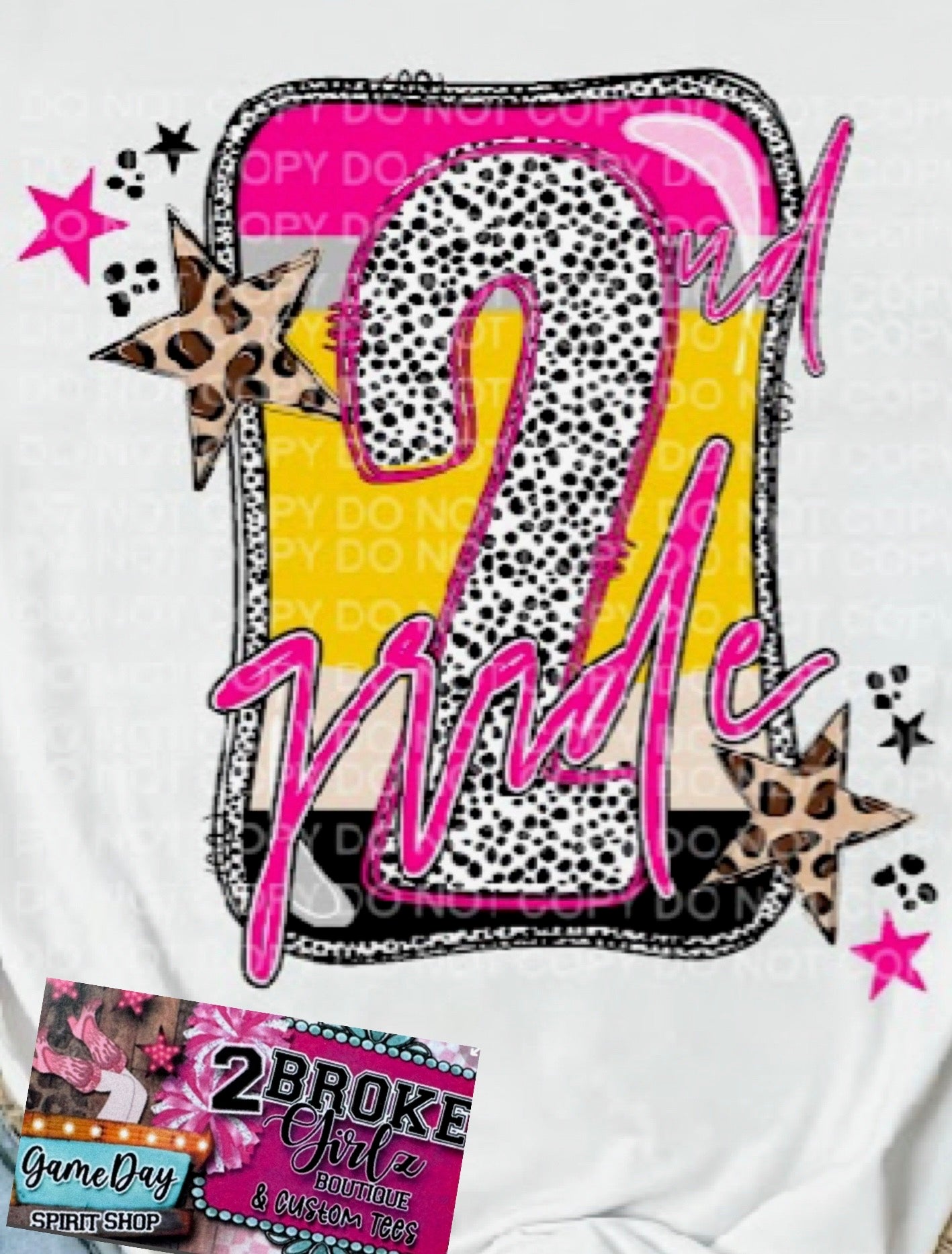 Second Grade Tee- Softstyle or Comfort Color