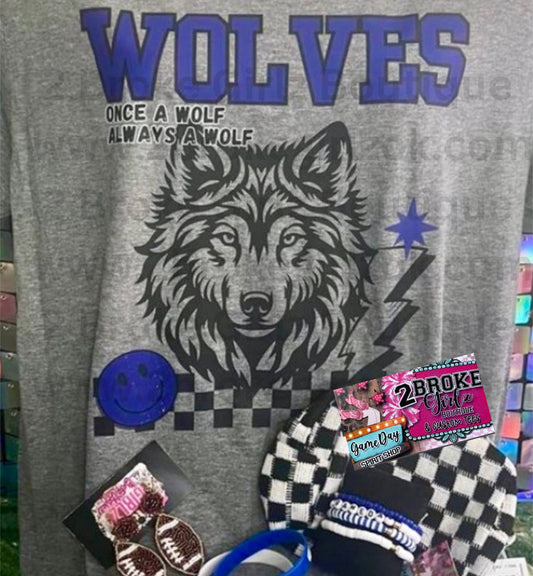 Wolves Retro Game Day Tee