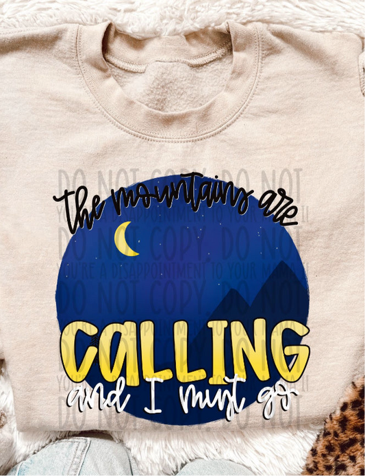 Mountains are Calling Graphic Tee