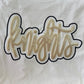 Knights Glitter Puff Tee