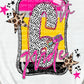 Leopard Print 6th Grade Tee-CC or Softstyle
