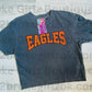 Eagles Glitter Comfort Colors Crop