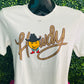 Howdy Crop Distressed Tee