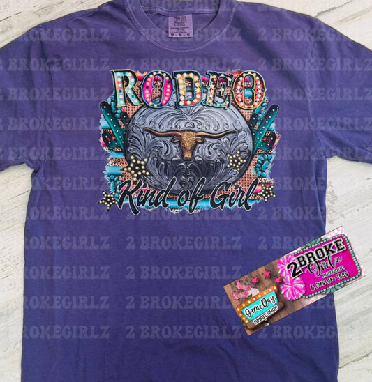 Rodeo Kind of Girl Comfort Color Tee