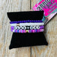 Purple Game Day Heishi Bracelet