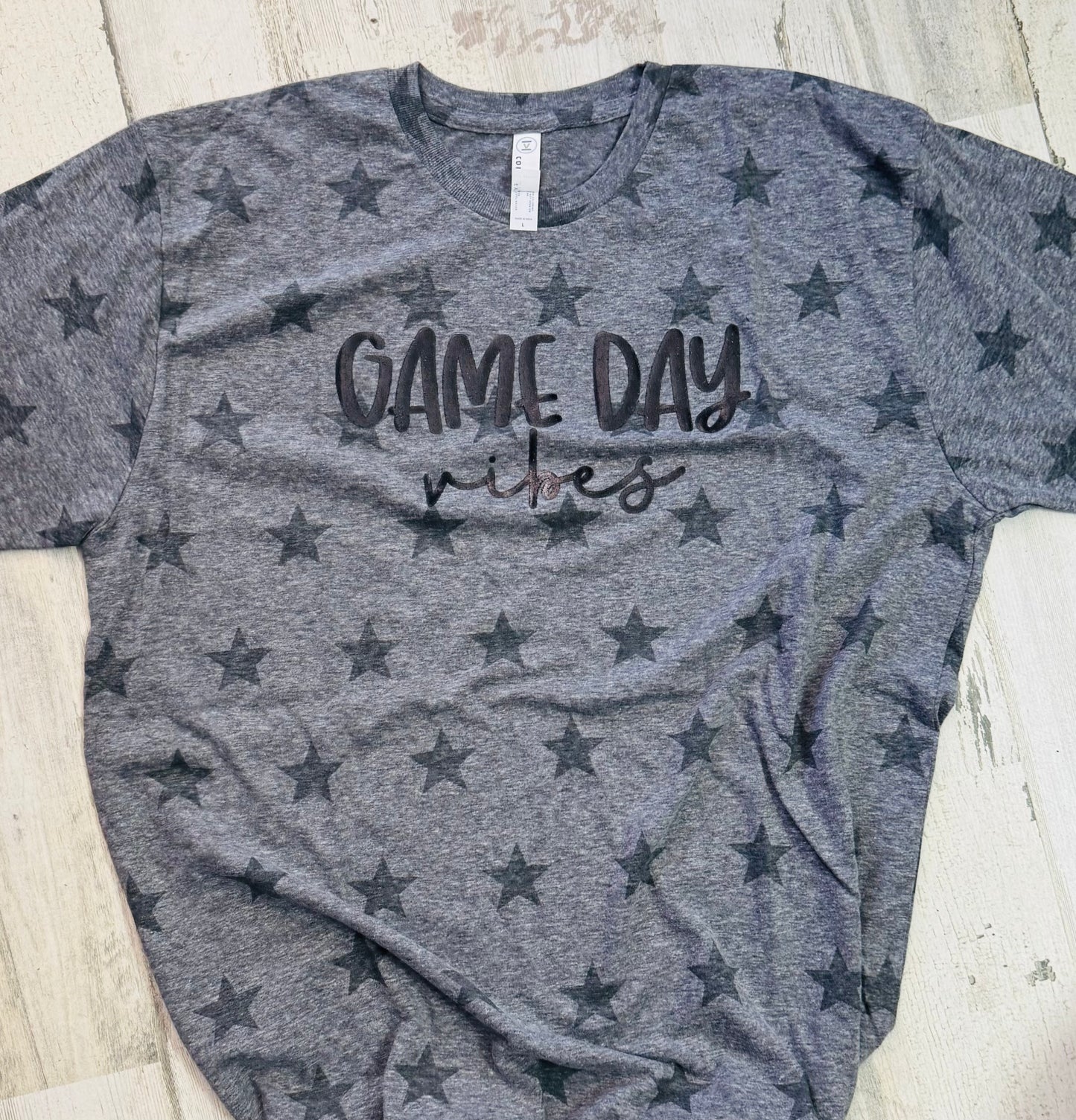 Game Day Vibes Glitter Puff Tee