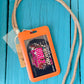 Orange Rhinestone Lanyard