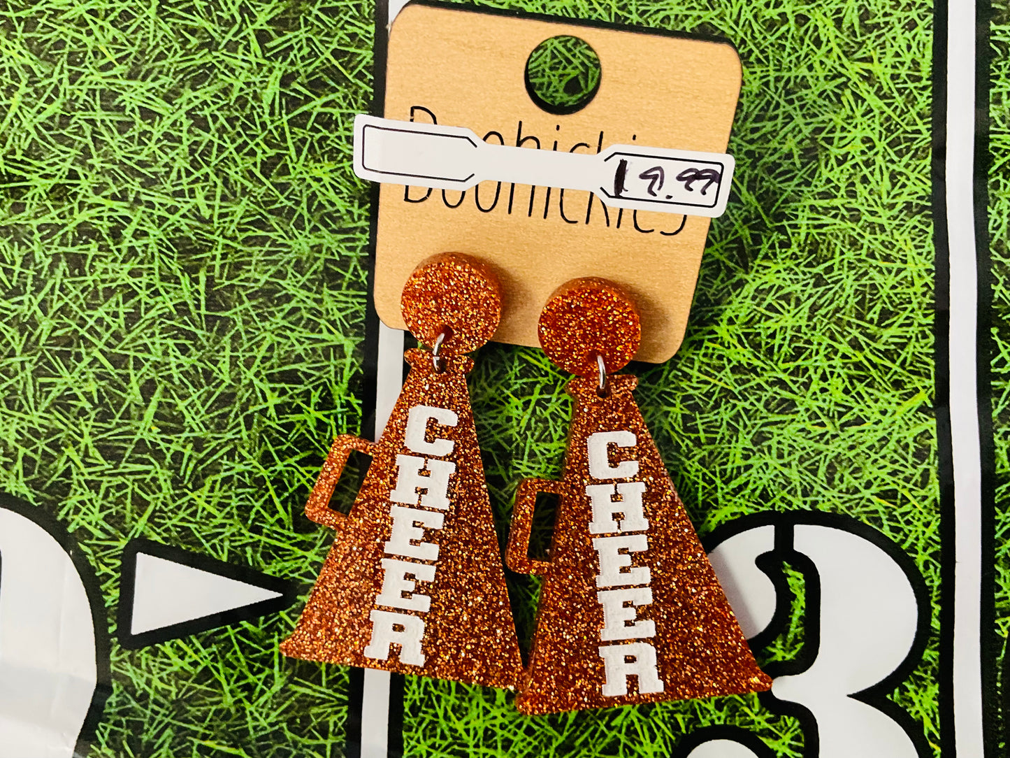 Megaphone Hypoallergenic Cheer Earrings