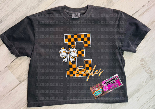 Eagles Spirit Wear Comfort Colors Mom Crop