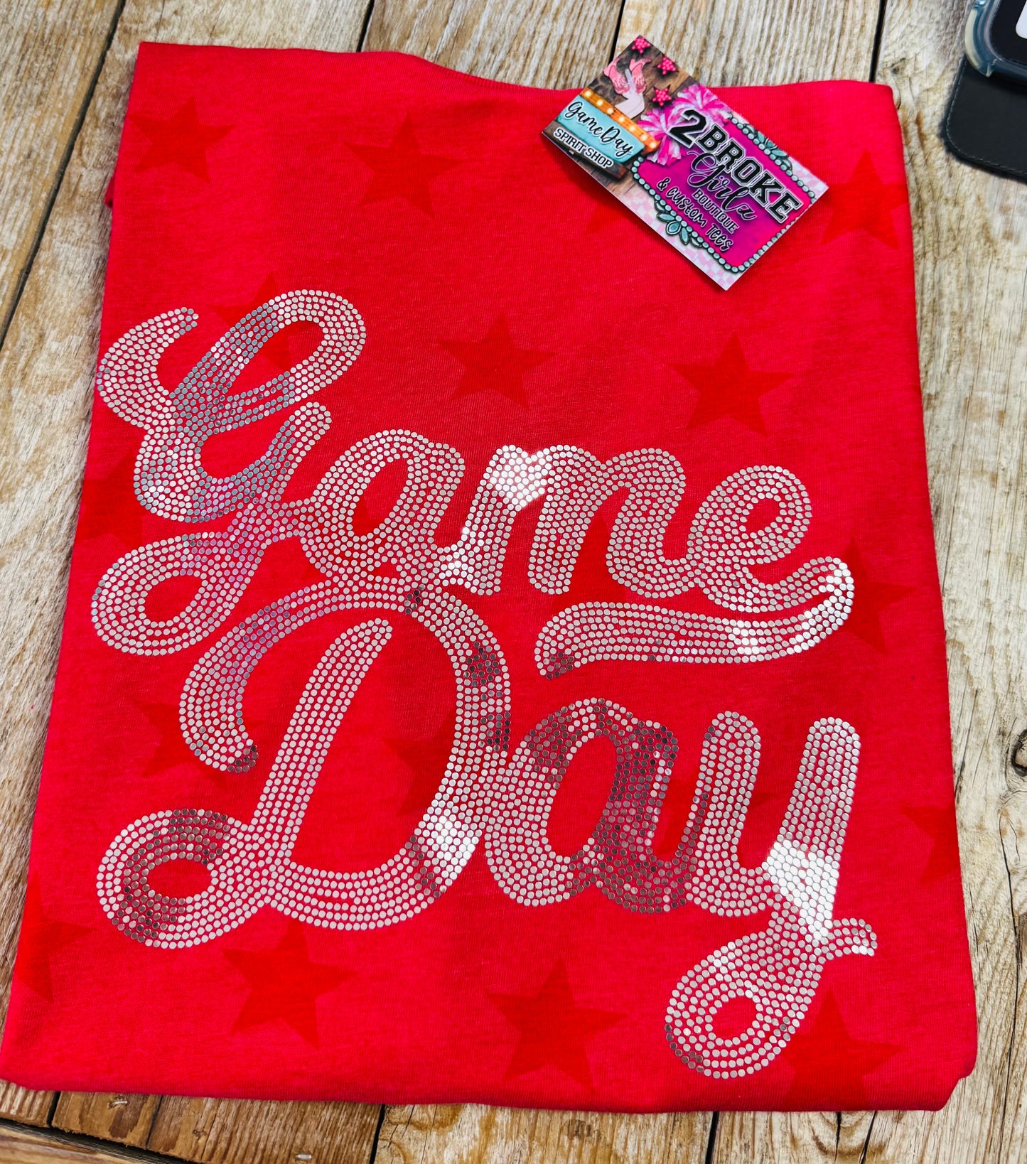 Game Day Spangle Tee