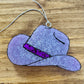 Purple Cowboy Hat Freshie