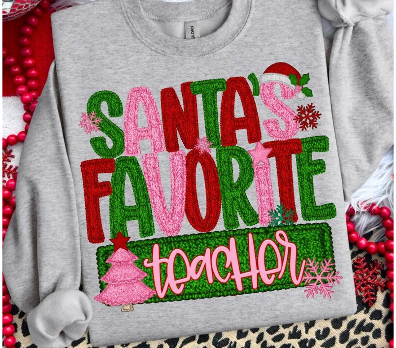 Santa’s Favorite Teacher Sweatshirt