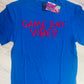 Red Game Day Glitter Puff Tee