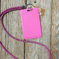 Pink Rhinestone Lanyard