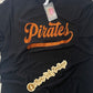 Pirates Glitter Black Tee