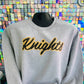 Knights Glitter & Puff Crewneck
