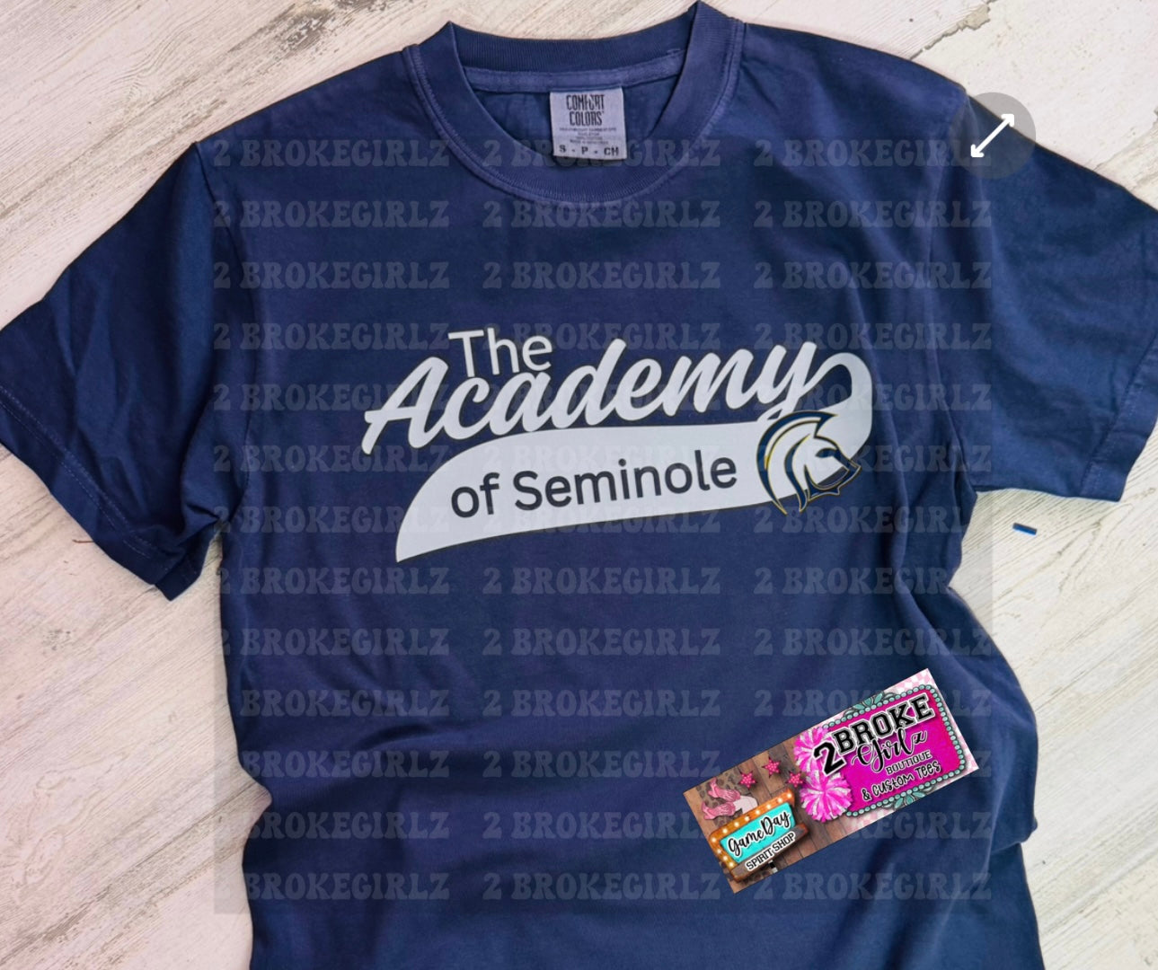 The Academy of Seminole Or Okmulgee Comfort Colors Tee