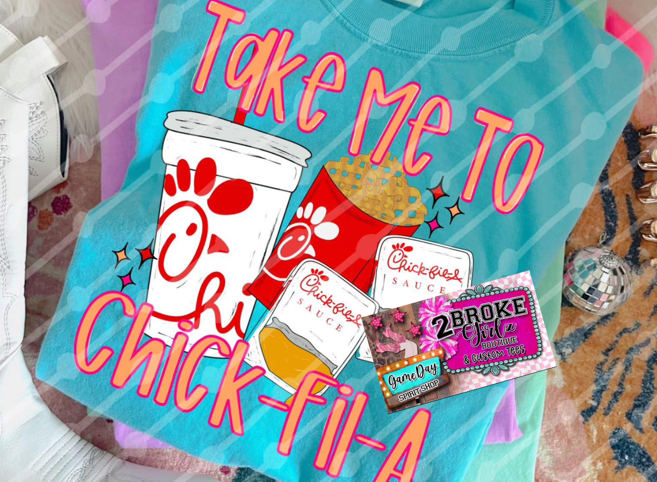 Take Me to Get Chicken - Tee or Sweatshirt