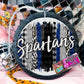 Spartans Glitter Freshie