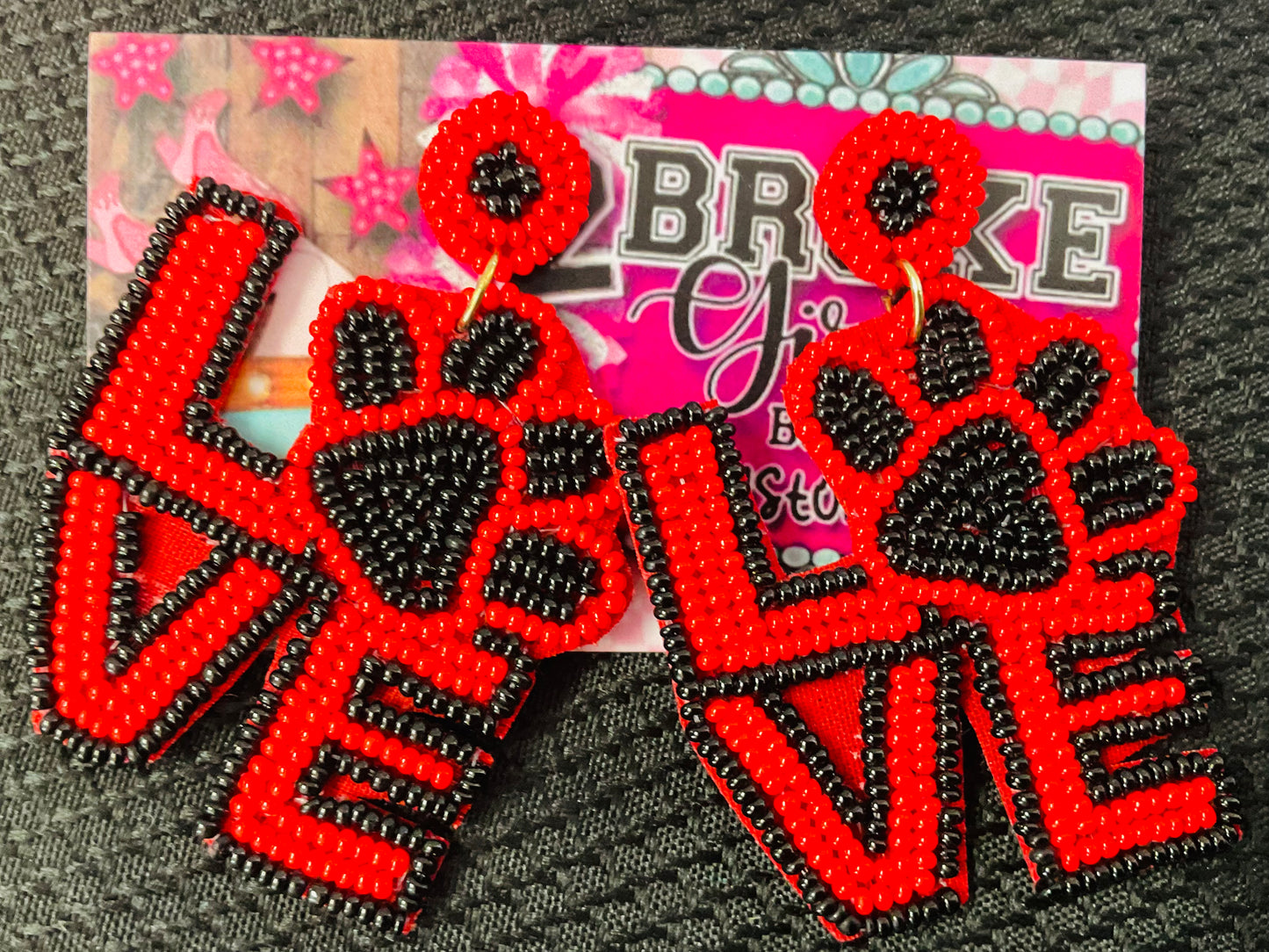 For The Love Bulldogs Earrings