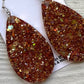 Glitter Teardrop Hypoallergenic Earrings