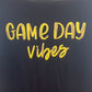Game Day Vibes PUFF Comfort Color Mom Crop