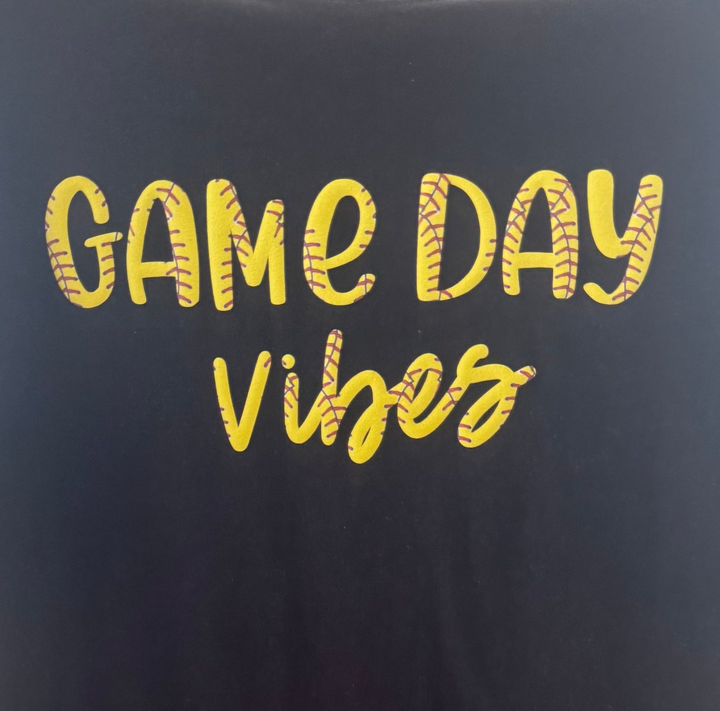 Game Day Vibes PUFF Comfort Color Mom Crop