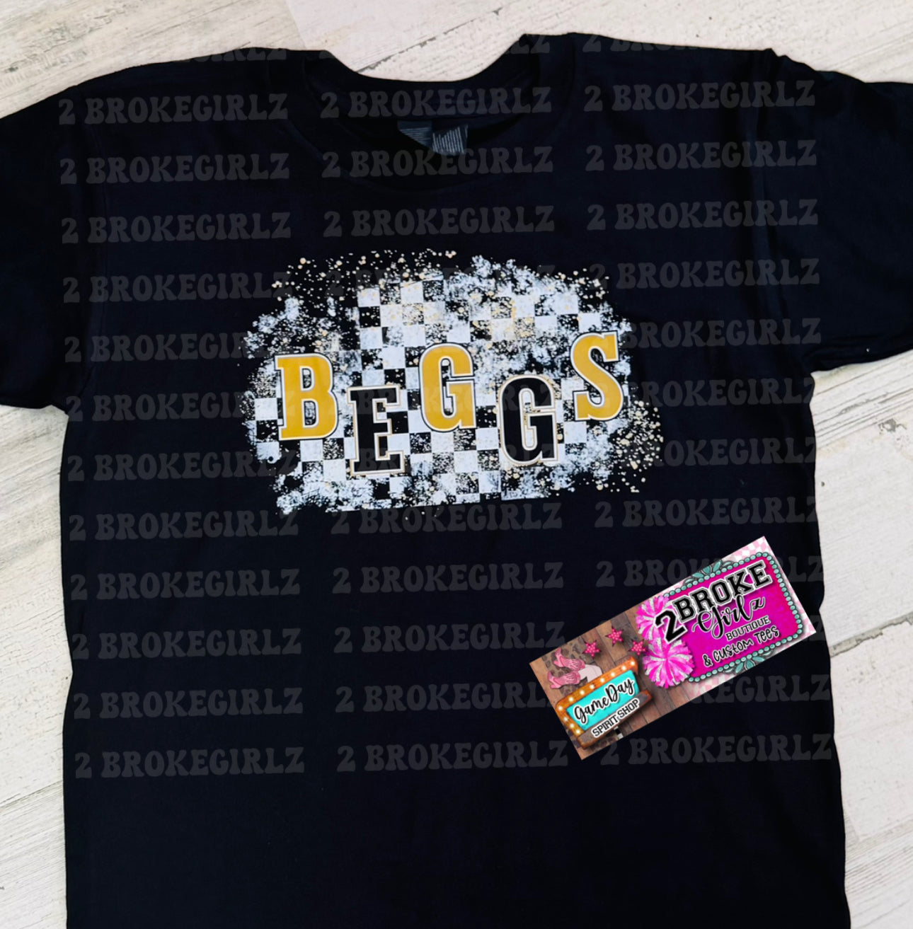 Custom Paint Splatter Graphic Tee