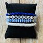 Blue Game Day Heishi Bracelet