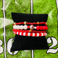 Baseball Heishi Beaded Bracelet
