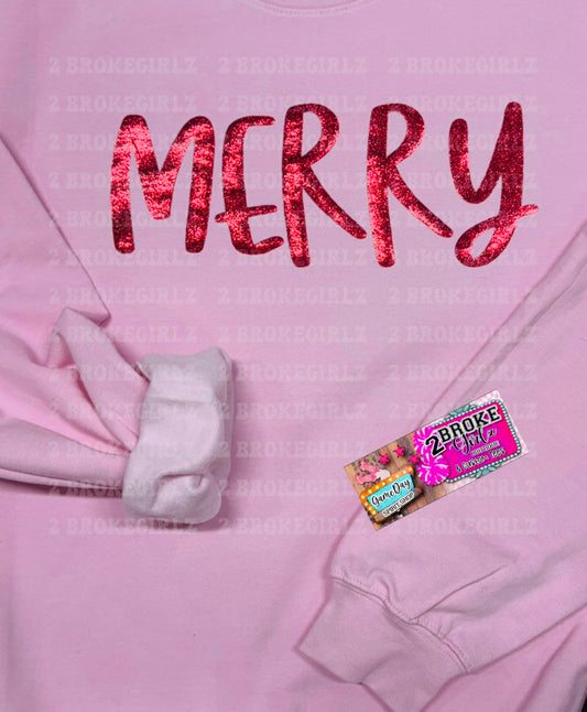 Glitter Puff Sweatshirt (Leave Sweatshirt Color and Glitter Puff Color in the Notes Section at Checkout) VIP EXCLUSIVE ONLY ORDERS CLOSE 11/10 9PM