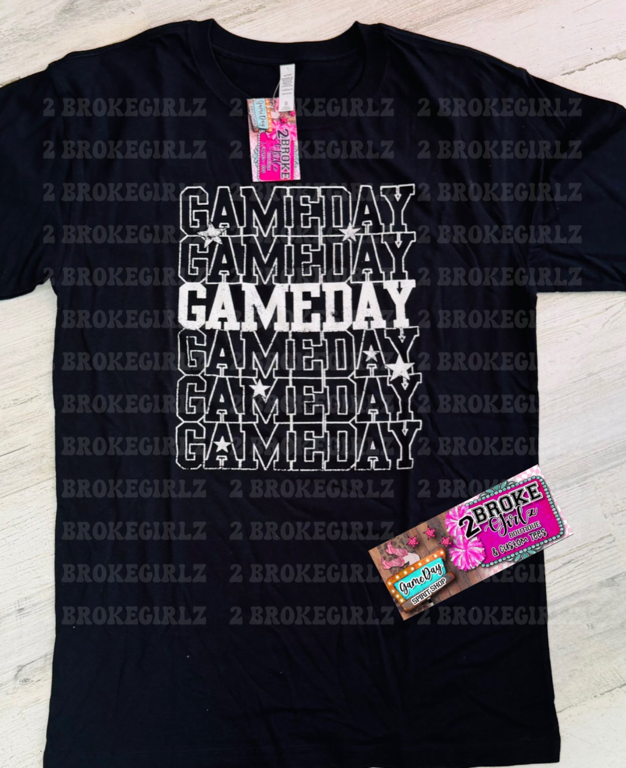 Black Gameday Tee
