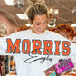 Morris Eagles Sweatshirt (Leave color of Sweatshirt in the Notes)