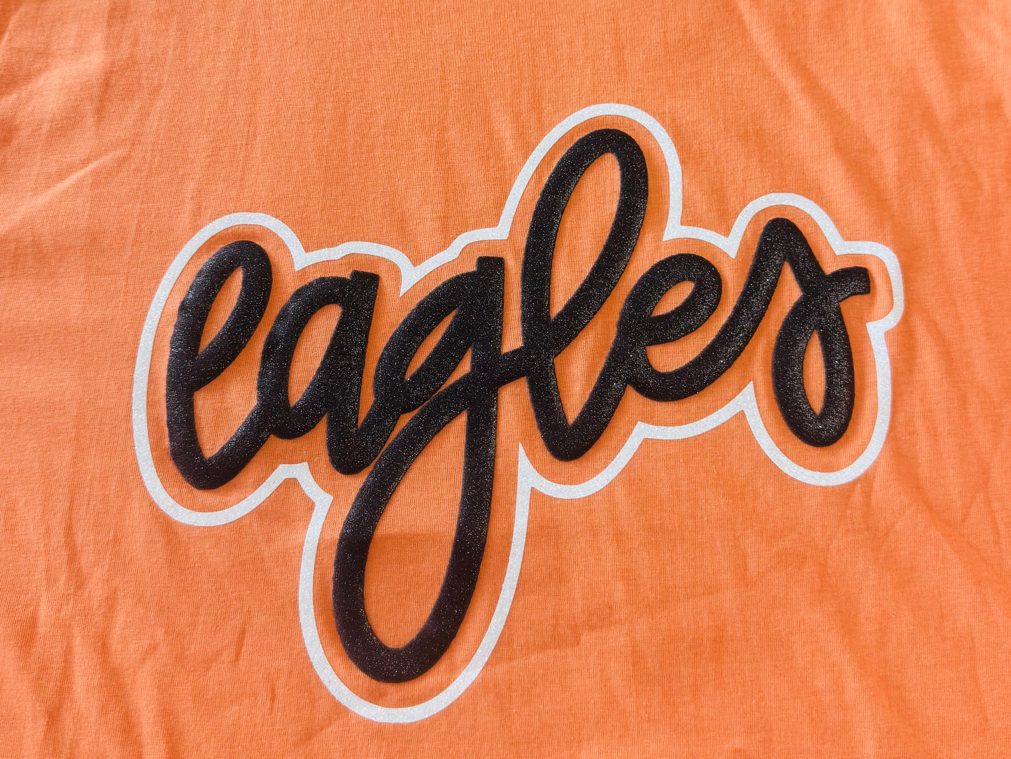 Eagles Glitter & Puff Tee