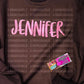 Glitter Puff Sweatshirt (Leave Sweatshirt Color and Glitter Puff Color in the Notes Section at Checkout) VIP EXCLUSIVE