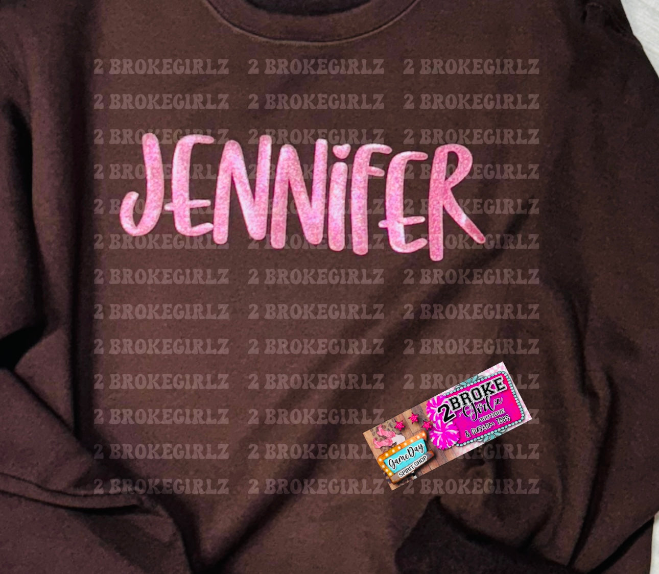 Glitter Puff Sweatshirt (Leave Sweatshirt Color and Glitter Puff Color in the Notes Section at Checkout) VIP EXCLUSIVE