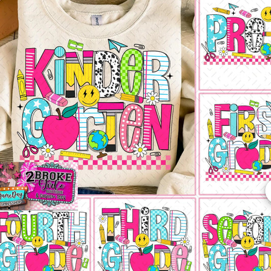 Custom Grade Smiley Tee