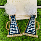 Hypoallergenic Cheer Earrings - Blue
