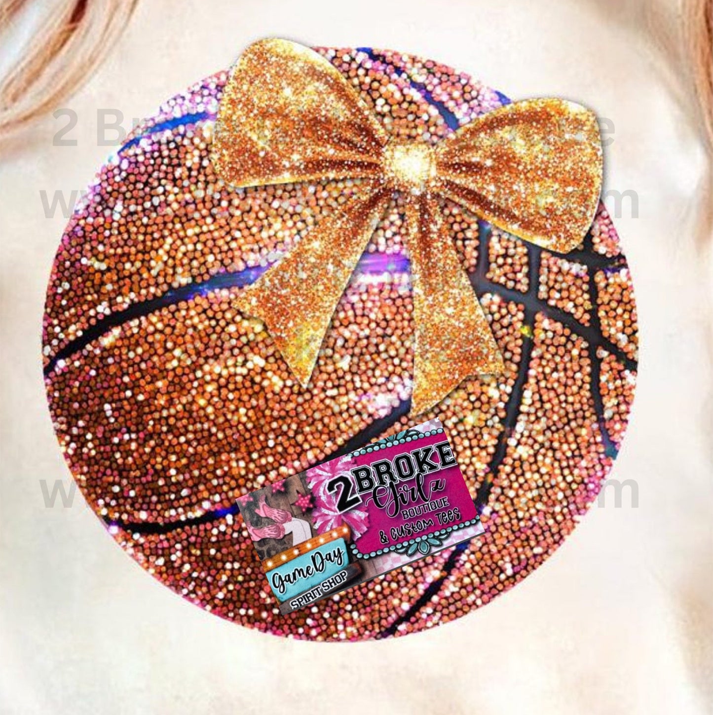 Sparkle Basketball Graphic Tee