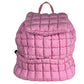 Puffer Quilted Backpack - PINK