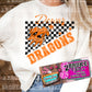 Dewar Dragons Checkered Crewneck