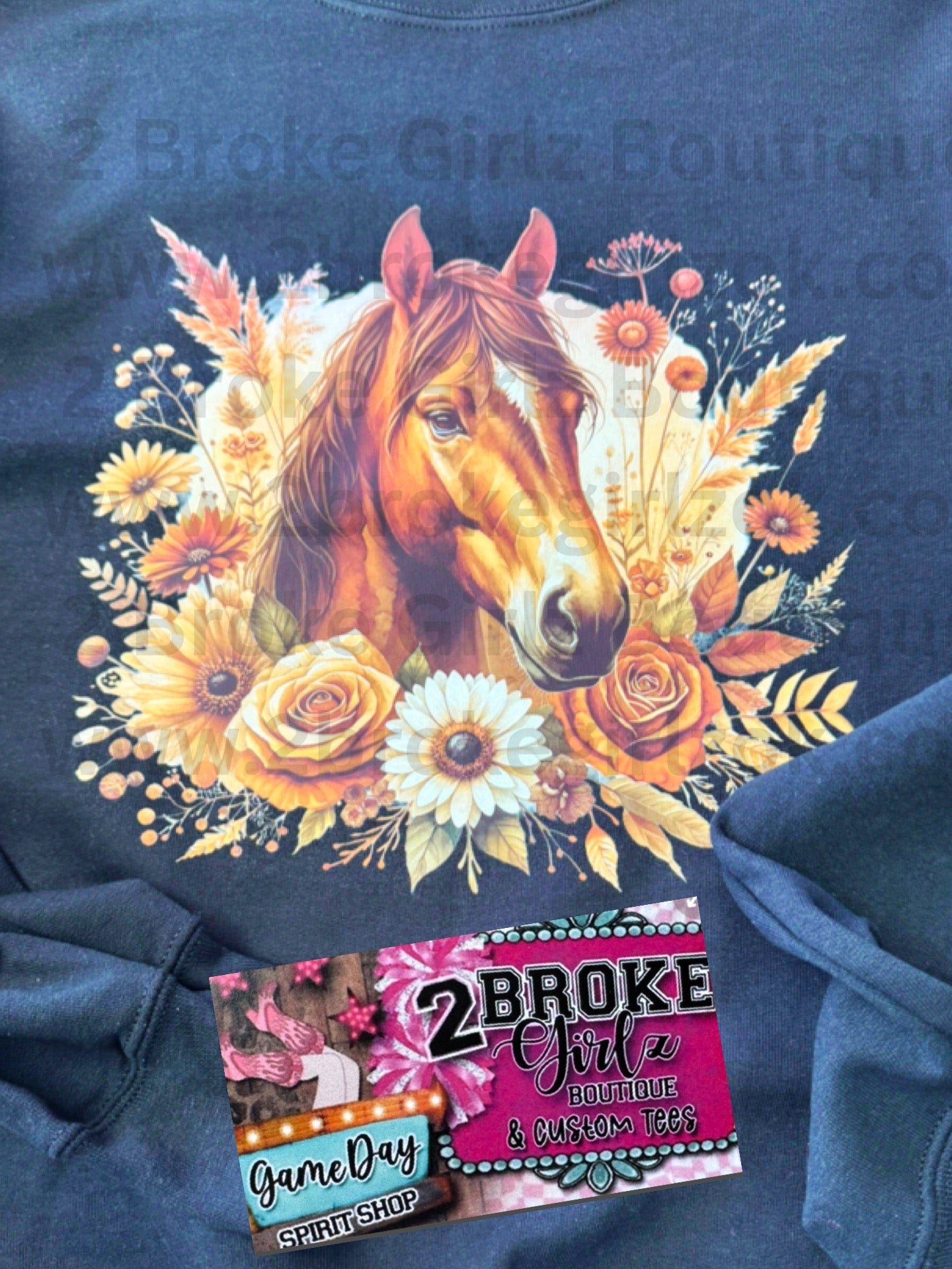 Sunflowers & Horses - Tee or Crewneck