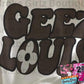 Geez Louis - Cream Tee or Crewneck