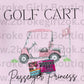 Golf Cart Princess- Light Pink Tee or Crewneck