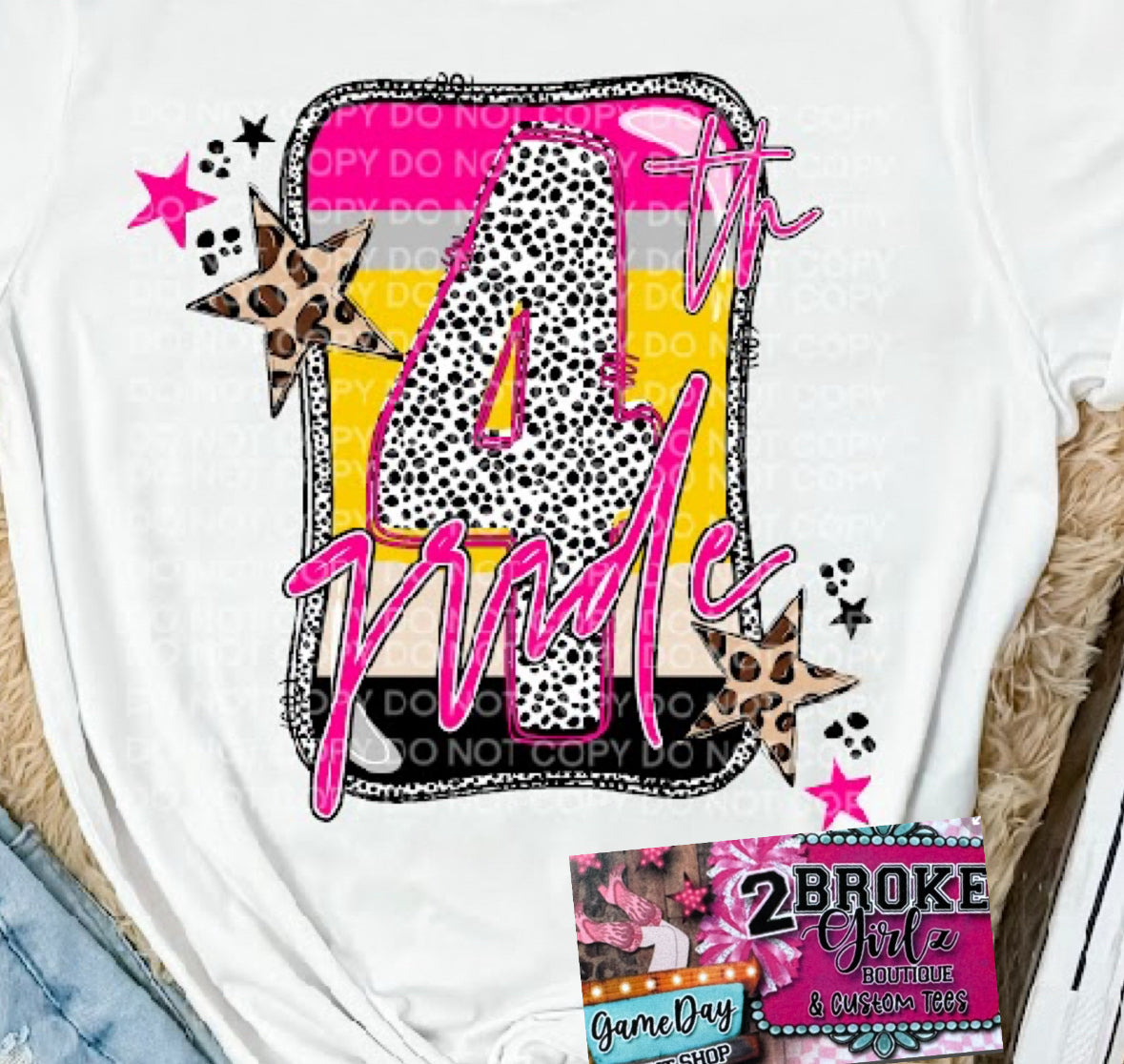 Fourth Grade Tee - Softstyle or Comfort Color